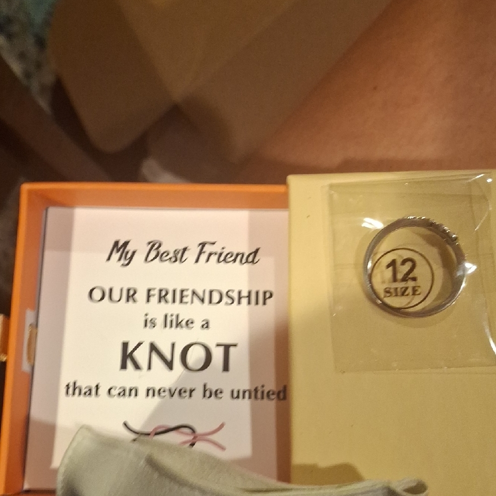 Silver Friendship Knot Ring